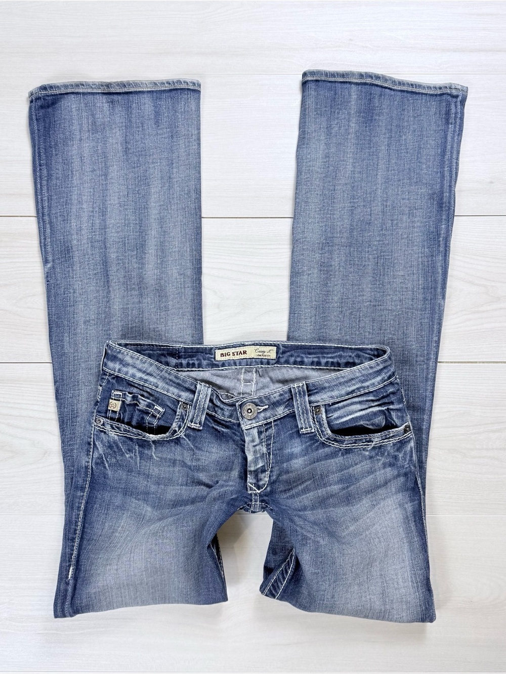 Y2K Vintage Big Star Low Rise Bootcut Denim Jeans